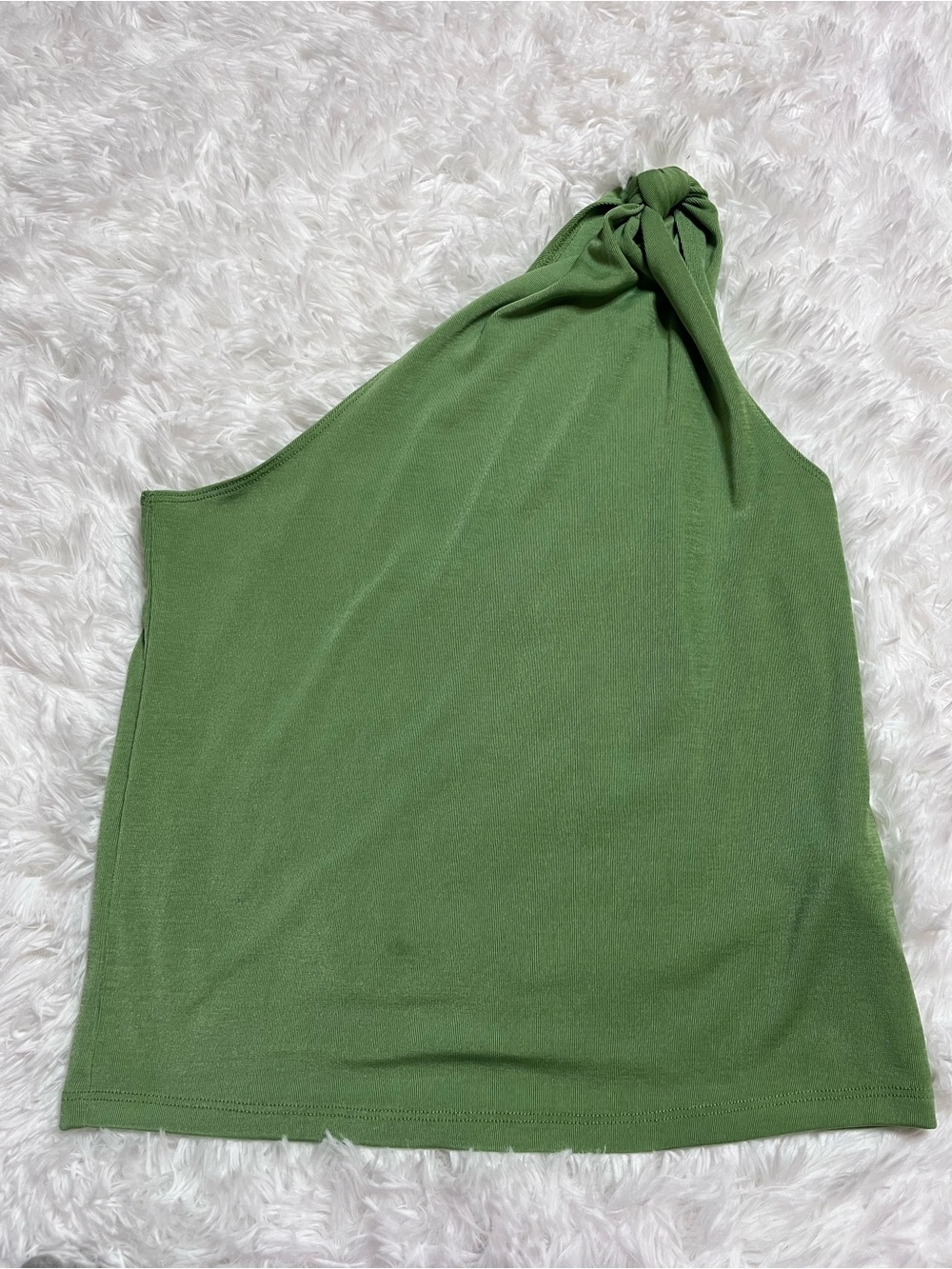 Abercrombie & Fitch One-Shoulder Knot Tank Top